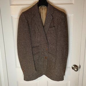 Geoffrey Beene Brown Nepped Sport Coat 38R.